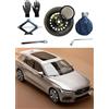 D'ANGELO 1988 Kit Ruotino di Scorta 18 compatibile con Volvo V60/V60 Hybrid con Cric, Chiave, Guanti e Sacca