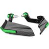 TXDBD Protezioni Paramani Per Moto Per Kawasaki Per Z1000 Per Z900 Per Z650 Per Z400 Per ZX6R Per Z800 Per Z750 Copri Leva Freno Frizione Manubrio Parabrezza(VERDE)