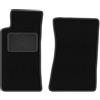 Wielganizator Tappetini auto in velluto su misura, compatibili con Mazda MX-5 II NB Cabrio 1998-2005 - Velluto - Accessori Auto - Pratico Zerbino Auto - 2 Pezzi - Nero