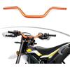 Runfarr Manubrio Moto 28mm,CNC Alluminio Manubrio Moto Universale per bici elettrica Sur Ron ULTRABEE Ultra Bee-Arancione