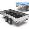 Tarpofix® Staffa in Alluminio per Rimorchio Piatto 100-145 cm - Supporti Regolabili Universali per Teloni