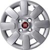 Rixto Kit di 4 copricerchi adattabili - per FIAT PANDA modello 2010 - diametro 13 - non originali