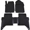 SCOUTT Tappetini Auto in Gomma Su Misura per Ford Ranger T6 T7 2012-2016, Set da 4 Pezzi, Tappeti 3D Design con Bordo Alto, Inodore, Qualità Premium
