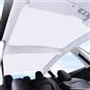 Ywooon Tettuccio Parasole per Tesla Model 3 2021-2023, Visiera Tettuccio Apribile Parasole Riflettore UV Coperture Riflettenti Blocca i Dannosi Raggi UV, Beige (Prodotto da Stati Uniti/DE)