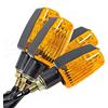 MITINGER Frecce Moto,Indicatori di Direzione per Moto 4pcs Universal Motorcycle Dire Signal Light Blinker Bulb 1 2 V 10W. Ambra(Amber Cover)