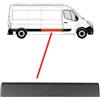 RAS RICAMBI AUTO STORE RAS Modanatura Laterale Nera Goffrata Per Porta Posteriore Destra per Renault Master Dal 01-2014 Al 09-2019 (modelli A Passo Medio Lungo)