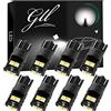 GLL 8pcs T10 501 Lampadine a LED in Ceramica Bianco W5W 194 168 Lampadine a LED 3030-6SMD 220 Lumen per Auto Luci a LED Lampadine Lampadine Laterali Luce Targa Luce di Parcheggio Luce Interna