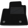 Somer Car Tappetino Auto SOLO LATO GUIDA 1pz compatibile con Toyota C-HR 2023-2026 Dist. clips conducente 29,9cm | 1 tappeto su misura in moquette