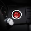 M.JVisun Fibra di Carbonio Auto Accensione Avviamento Interruttore Adesivi Motore Start Stop Pulsante Cover per Land Rover Discovery Sport per Range Rover Evoque Velar - per Concavo Pulsante - Rosso