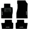 QUEMAR Tappetini Auto compatibili con Nissan Juke II dal 2020 anche Hybrid/Kit Tappeti Moquette e Gomma su Misura (Set 2 Anter.+2 Poster.)/ Ricami e Colori Personalizzati (Bordo Perla, 4 Ricami)