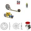 farbrothersonline COMPATIBILE CON YAMAHA FZ6 Fazer, Abs, S2 (RJ07/RJ14) 600 2004-2008 KIT CATENA CORONA PIGNONE PER MOTO TRASMISSIONE DID 530VX3 LUN 118 MAGLIE,CORONA ACCIAIO P530-Z46,PIGNONE P530-Z16 SPECIFICO