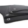 kh Teile Tappetini per Audi A6 S6 RS6 (C8) in velluto di alta qualità, colore nero, set da 4 pezzi