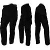WinNet Pantalone Tecnico da Moto in Cordura con Protezioni Omologate 2° Livello (il più alto)