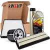 kW&HP KIT TAGLIANDO 3 FILTRI (FILTRO ARIA, FILTRO OLIO E FILTRO ABITACOLO) + 4LT LITRI OLIO G_M 5W-30 (PR17308-23)