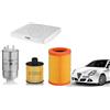 Palmaspareparts KIT 4 FILTRI TAGLIANDO PER ALFA Giulietta 1.6 JTDM 16V 77KW 105 cv DAL 2010 al 2016