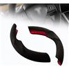 ontto Coprivolante per auto, adatto per Tesla Model 3 Model Y, protezione volante, antiscivolo, accessorio in pelle scamosciata, 2 pezzi, colore nero