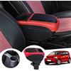 GAFAT V-W UP/Seat MII/Citigo 2013-2022 2023 Braccioli per console centrale, con vano portaoggetti e portabicchieri (rosso)