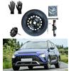 D'ANGELO 1988 Kit Ruotino di Scorta 16 compatibile con Hyundai Bayon con Cric, Chiave, Vite, Guanti e Sacca