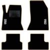 QUEMAR Tappetini Auto per Classe A, B, CLA, GLA, Bordo Beige, 2 Ricami | 2012-2018 / W176 / W246 / C117 / X156 / Kit Tappeti Moquette e Gomma su Misura / Set 2 Ant.+2 Post./Ricami e Colori Personal.