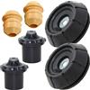 ATEC Germany 2x cuscinetto del montante posteriore destro e sinistro + kit di protezione antipolvere dell'ammortizzatore posteriore Compatibile con OPEL ASTRA G (T98) (F35) (F70), VECTRA B Caravan