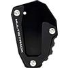 TEAUSA Moto Cavalletto Cavalletto Laterale Estensione Pad Tappi Valvola Fit for DUCATI Multistrada 950 1100 1260 1200 S GT 1200 S V4 Accessori (Size : A Black Kickstand)