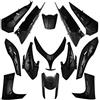 Générique Kit Carena per Yamaha 500 cc Tmax dal 2008 ha 2011 18223 stato nuovo Kit carrozzeria adattabile 13 pezzi, colore: nero lucido, comprendente le tre parti prima del grembiule/ecope ecope destra/sinistra/destra posteriore-Custodia/cover …