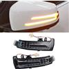 Hacreyatu Indicatori di direzione dinamici a LED per specchietti retrovisori laterali per Mercedes-Benz W176 W246 W212 W204 CLA C117 GLA GLK W221 CLS W218 (OM-Trasparente)