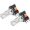CDQL 2 Pezzi/1 Paio di Lampadine a LED H15 Bianche da 80 W per Auto