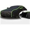 Generico Telo Copriauto Per Alfa Romeo Stelvio 949 2016-2024 Copriauto,Copertura Impermeabile Anti UV Antipolvere,Copri Protezione per Esterno Aggiungi Cotone-W3