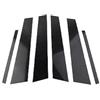 Pizgear Adesivi for finiture montanti finestrini, for BMW, Serie 3 E46 4 porte 1998-05 E90 2005-2012 F30 F31 F34 F35 2012-2018 G20 G21 2019-2023 Finiture per modanature delle finestre(BLACK For E46 4-