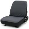 Auto Accessori Lupex - LS33 Coprisedile Muletto Universale - Seduta e Schienale Accoppiata Soffice, Cuciture Rinforzate, Protezione e Comfort per Sedili Agricoli (Grigio in Tessuto)