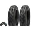 Deestone EGC12TXD 2 Pneumatici 125-12C 4PR 62J TUBELESS TL per Ape P I A G G I O E Vecchia F I A T 500 Epoca Ruote GOMME COPERTONI