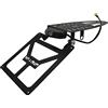 Generico Portatarga per KTM TM Husqvarna 125 300 450 Nero Pieghevole Universale Adattaible Moto Enduro Motard con Faretto Nero