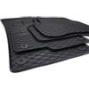 kfz-premiumteile24 Tappetini in gomma di alta qualità, compatibili con Golf 5, 1 K, Golf 6, 5 K, Jetta Scirocco III, per tutte le stagioni, in gomma, 100% su misura, colore nero, 4 pezzi