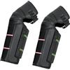 JISADER Ginocchiere per moto Protezioni per moto Ghette per gambe antivento Tappetino per ginocchia Copri leggings caldi per escursionismo Snowboard, Riflettore in pelle PU