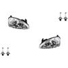 Johns Fari alogeni anteriori per Opel Corsa C 03-09 FF- con H7 H7 Set L R