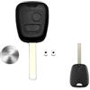 TEKLIGHT Kit riparazione Chiave 2 Tasti + n° 2 Switch + Batteria CR2016 per Peugeot 107 207 307 Citroen C1 C2 C3 T Toyota Aygo LAMA VA2