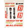 Malossi, Set di adesivi DIN-A3