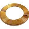 Recambo Paraspigoli per portiera dell'auto, profilo a U, flessibile, autoadesivo, universale, 1 m, colore oro