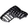 TOOWGM 1 paio di griglie anteriori a reni opaco nero lucido per BMW X3 F25 2010-2013 sostituzione Racing paraurti anteriore griglie auto styling (nero lucido)