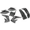 UFO-398 47066 - Kit completo di plastica Color Negro compatibile con HONDA CRF 450 2004-2004