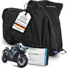 MYCOVER Telo coprimoto premium realizzato a mano - 30 misure per oltre 2.500 modelli - vestibilità 100% su misura, impermeabile, invernale e ultra resistente agli strappi L (L235xB100xH120)