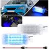 NSLUMO LED Blu Reale Tronco Luci di Avvio Per Seat Leon MK3 5F 2012-2019 2Pcs Modulo LED Vano Bagagli Lampade di Cortesia Vano Piedi Lampada Luci Ambientali