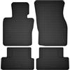 Wielganizator Tappetini in gomma su misura, compatibili con Mini Cooper III F56 (2014-2024) hatchback neri su misura adattamento ottimale