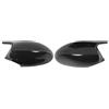 LOZOPMTMLD Coppia Calotte Specchio Per BMW Serie 1 3 E87 E81 E82 E90 E91 E92 E93 Tappo Copertura In Vetro Specchietto Retrovisore Ricambio ABS(Carbon Fiber Pre-LCI)