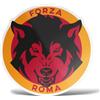 erreinge Sticker Roma Ultras Supporter Adesivo Sagomato in PVC per Decalcomania Parete Murale Auto Moto Casco Camper Laptop - cm 35