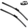 Autopixl Set spazzole tergicristallo compatibile con Mazda CX5 CX-5 CX 5 KF MK2 parabrezza anteriore posteriore tergicristallo finestra 2017 2018 2019 2020 2021 2022 2023 (Color : Front, Size : LHD)
