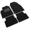 IL TAPPETO AUTO BY FABBRI 3 ilTappetoAuto Sprint03800 Tappetini Auto Moquette Nera Antiscivolo Bordatura Nera con Rigolo Grigio Salvatacco in Gomma Lato Guidatore