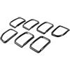 BGRVCKS Per Jeep Per Compass 2021 2022 2023 2024 2025 Auto Griglia Anteriore Anello Decorazione Griglie Da Corsa Telaio Copertura Trim Griglia anteriore auto