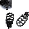 Generic Moto Poggiapiedi Pedali Piastra Pedane Per Honda CRF300L CR125 CR250/L CRF150R CRF250R/X CRF250RX CRF450R CRF450RX CRF450X CRF450L CRF1000L 04-22(Nero)